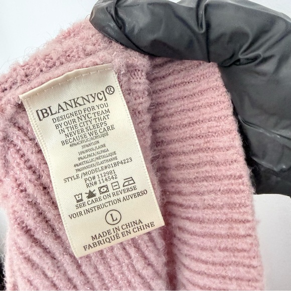 BLANK NYC $188 PRELUDE TO A KISS BALLOON SLEEVE SWEATER - Picture 5 of 14